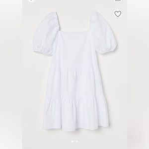 H&M puff sleeve dress